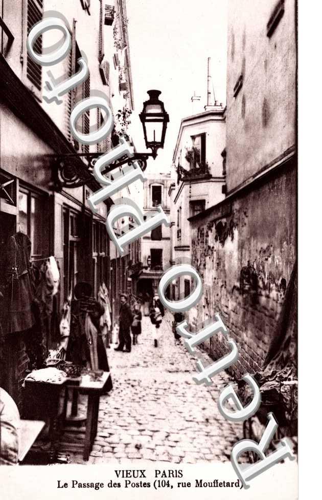 rue Mouffetard LE PASSAGE DES POSTES