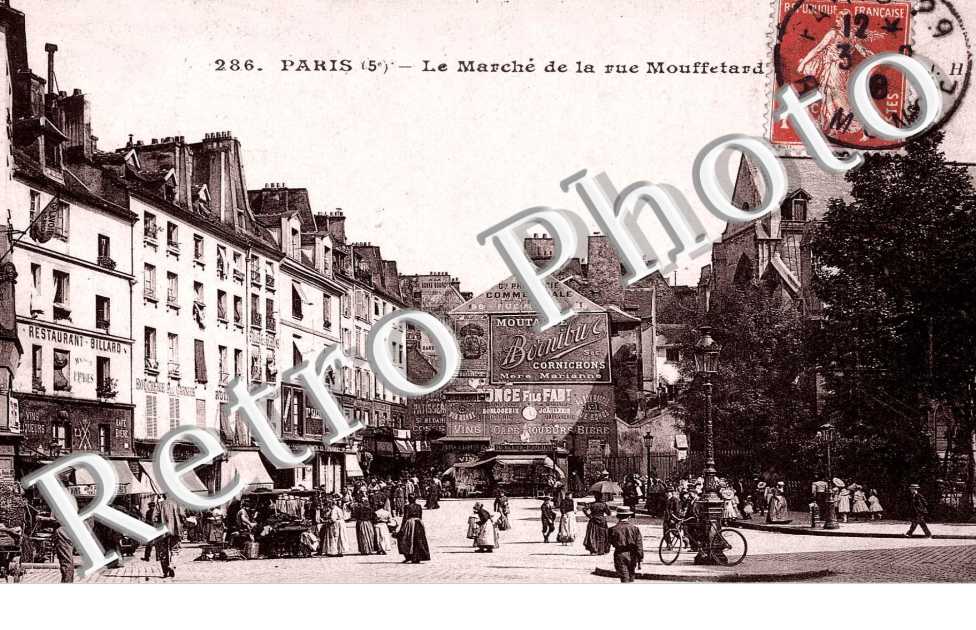 LE MARCHE DE LA RUE MOUFFETARD