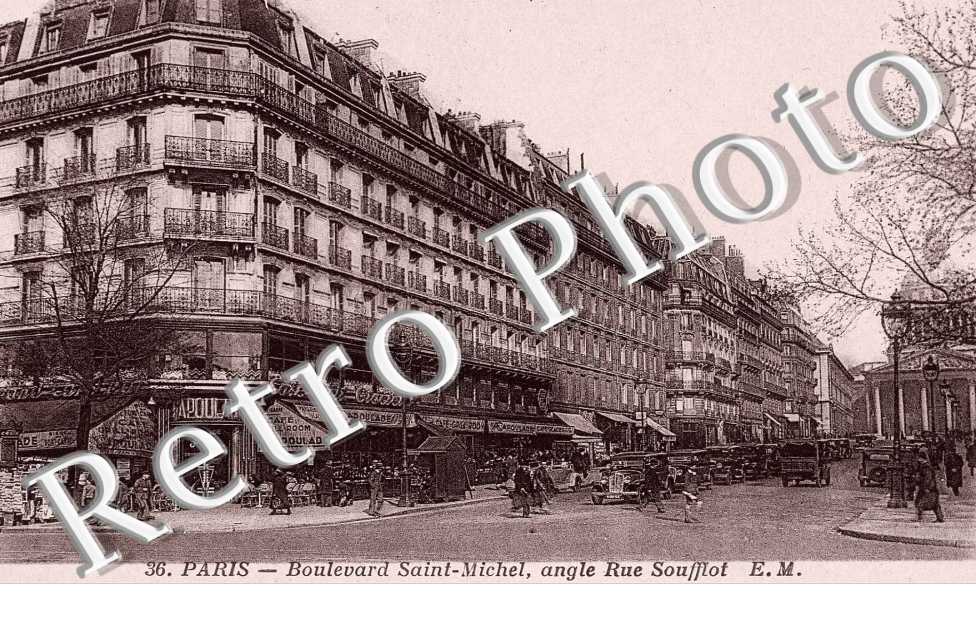 BOULEVARD SAINT MICHEL angle rue Soufflot