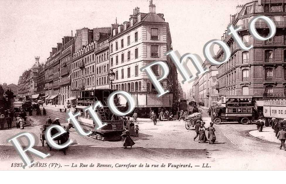 La Rue de Rennes et Rue Vaugirard