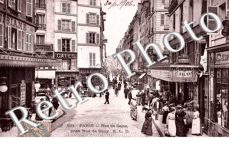 RUE DE SEINE prise Rue de Bucy