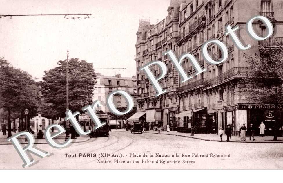 place de la Nation a la rue Fabre d'Eglantine