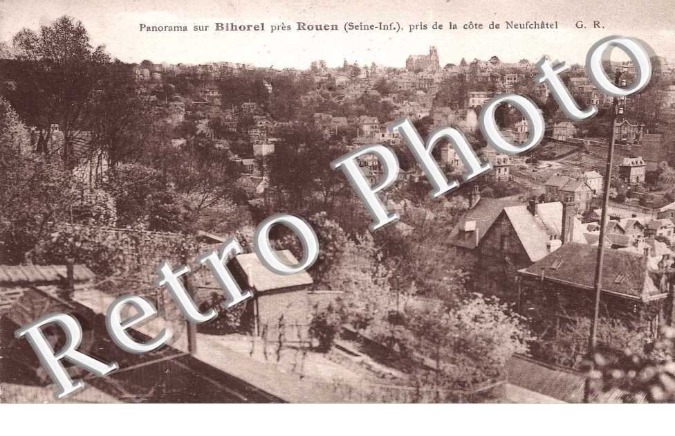 panorama pris de la cote de Neufchatel
