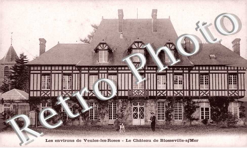 le chateau de Blosseville sur Mer
