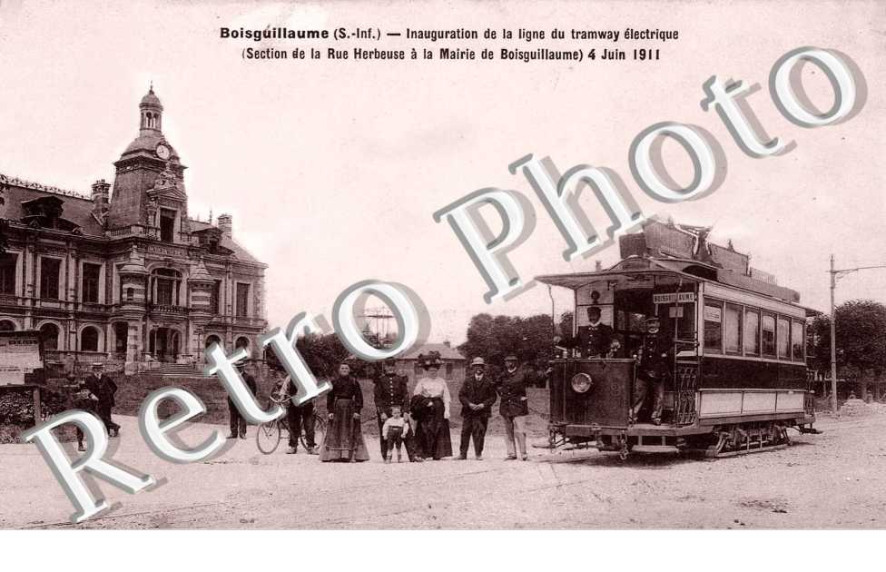 Inauguration de la ligne de Tramway electrique 4 juin 1911
