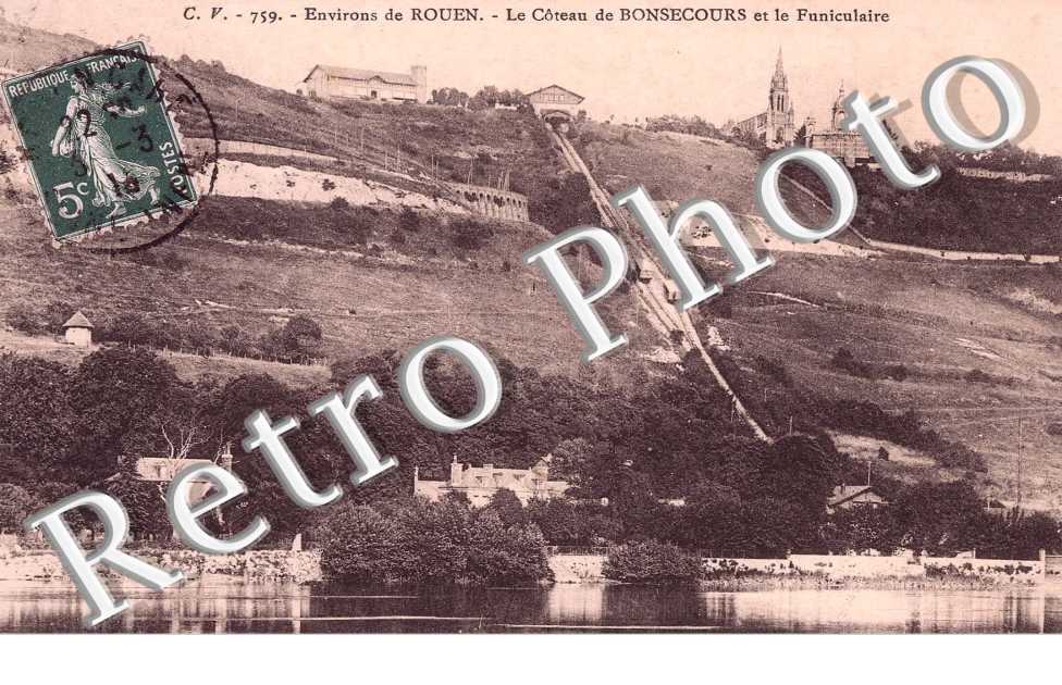le coteau de bonsecourS  et le Funiculaire