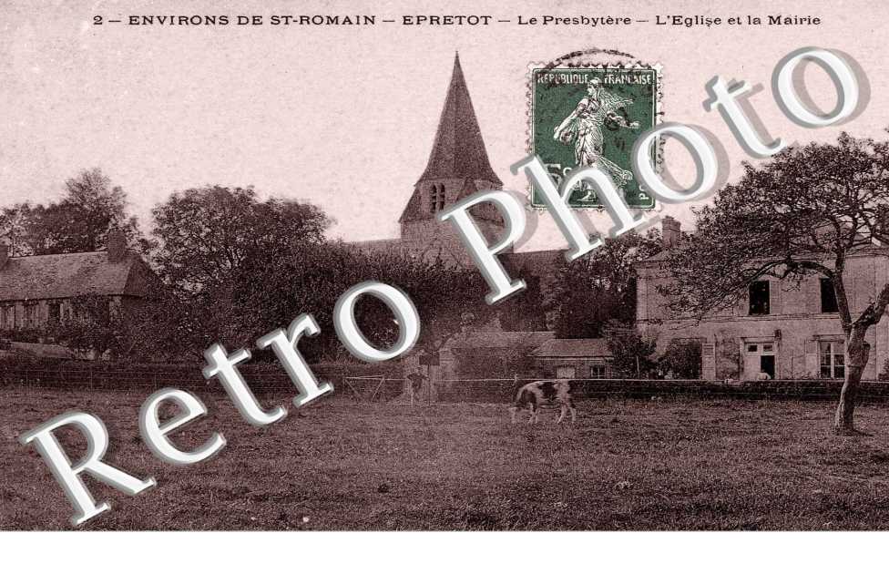 le presbytere L'eglise et la mairie