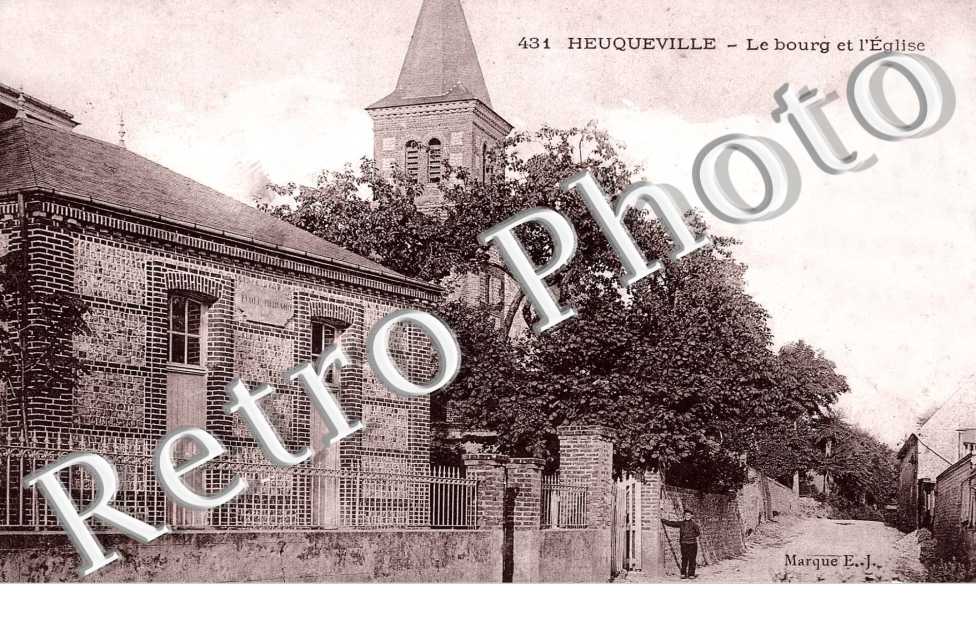 le bourg et l'église