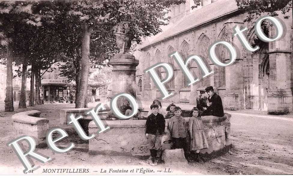 La fontaine et l'eglise