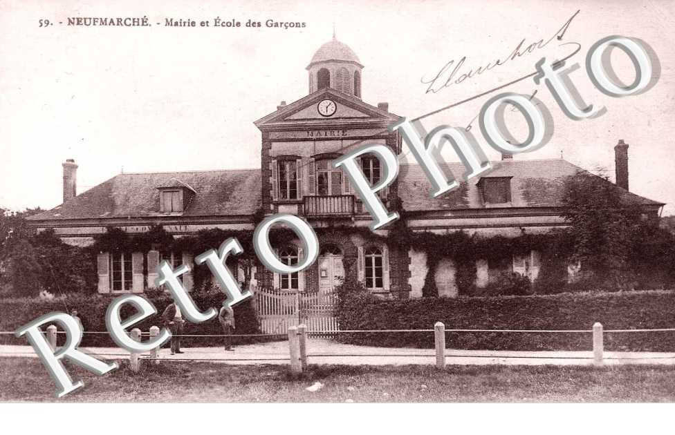 Mairie et ecole des garcons
