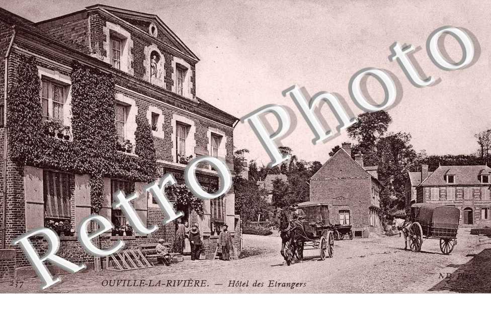 Hotel des etrangers attelages de chevaux