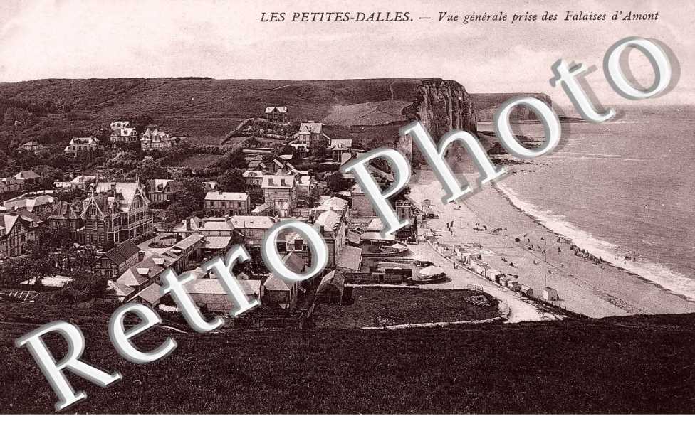 Les Petites Dalles - Vue Generale prise des Falaises d'Amont