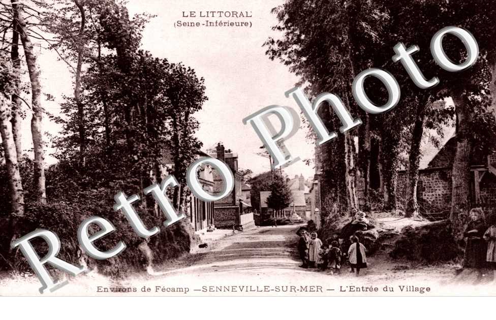Senneville-sur-Mer. L'entrée du village