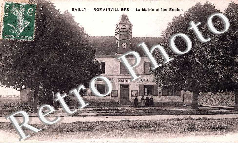 la mairie et les ecoles