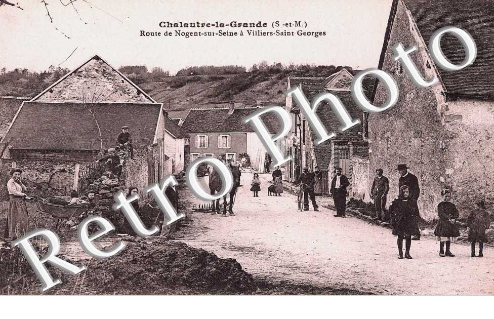 route de Nogent-sur-Seine a Villiers Saint Georges