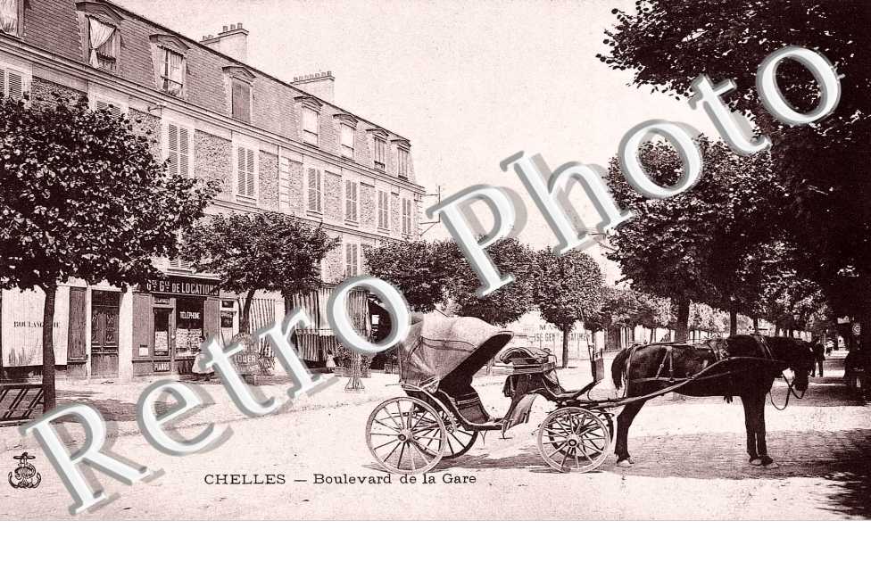 Boulevard de la gare - attelage de cheval