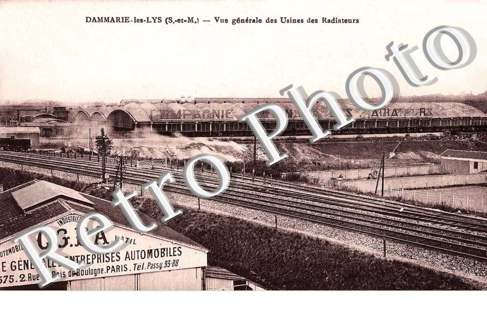 Vue generale des usines des radiateurs