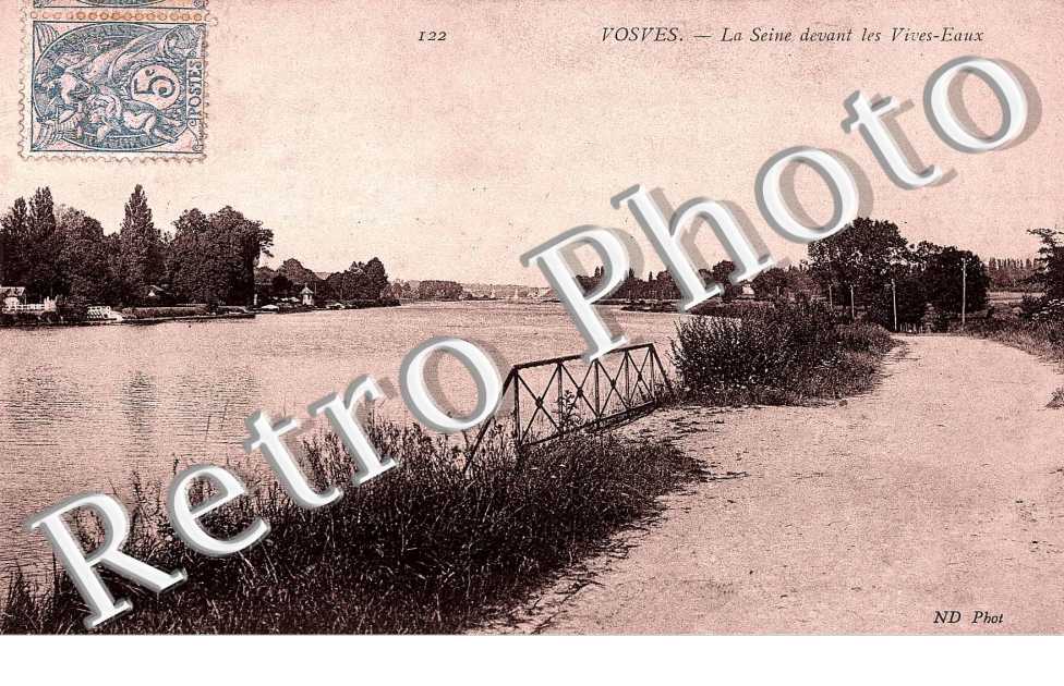 VOSVES - LA SEINE DEVANT LES VIVES EAUX