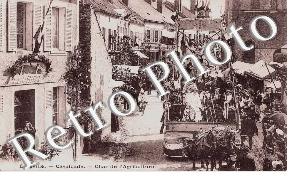 Cavalcade - Char de l'agriculture - Fete