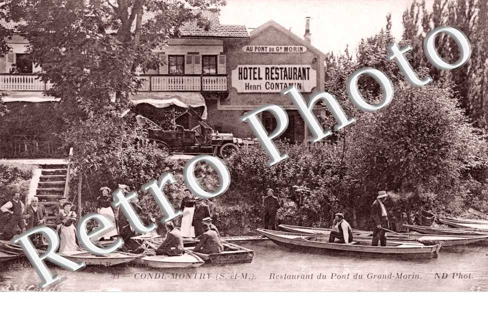 CONDE-MONTRY - Restaurant du Pont du Grand Morin - Henri Contamin
