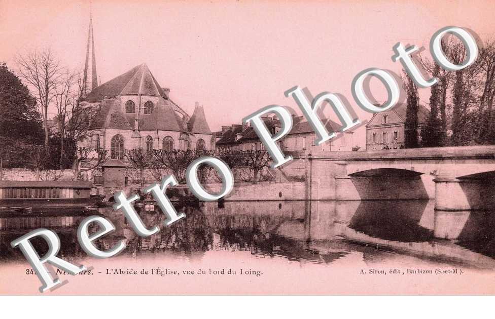 l'eglise vue du Loing