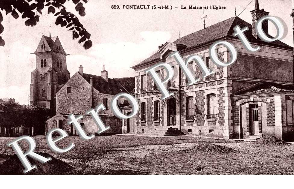 la mairie et l'eglise
