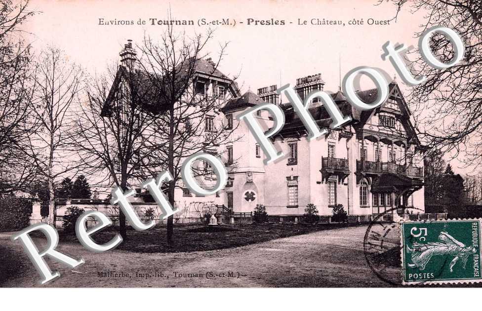 envir de TOURNAN le chateau cote ouest