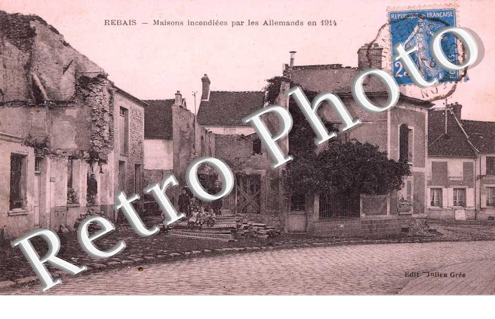 maison incendiee par les allemands en 1914