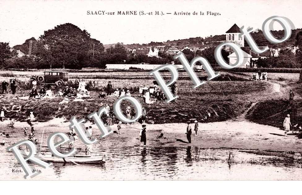Arrivee de la plage
