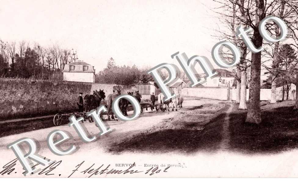 ENTREE DE SERVON 7 septembre 1902