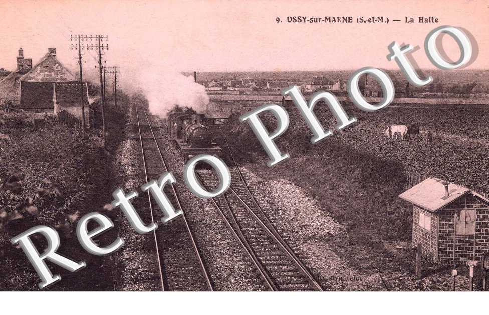 La halte (train - locomotive)