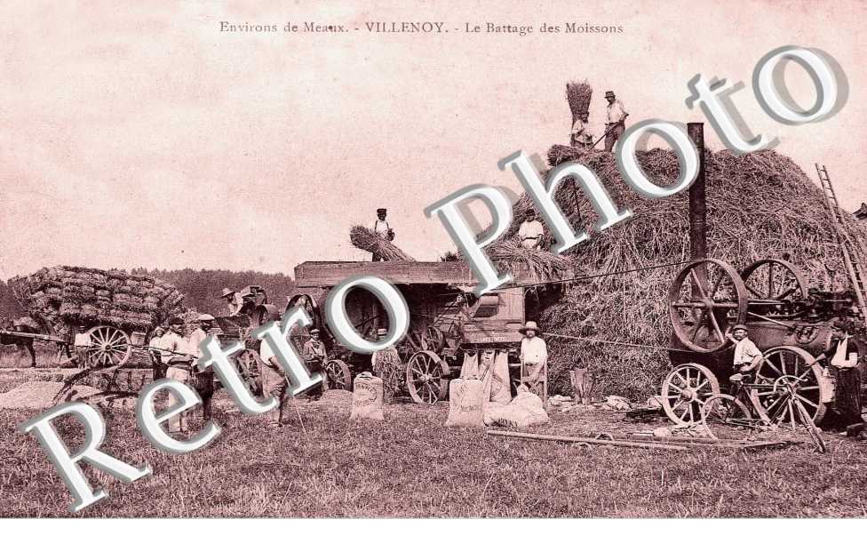 Le battage des moissons 