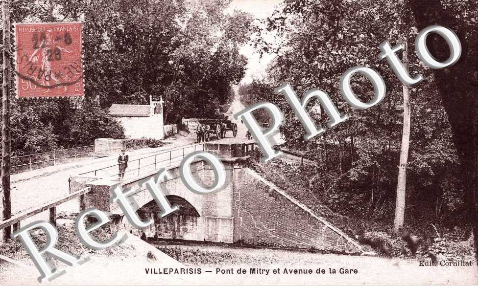 Pont de Mitry et avenue de la gare