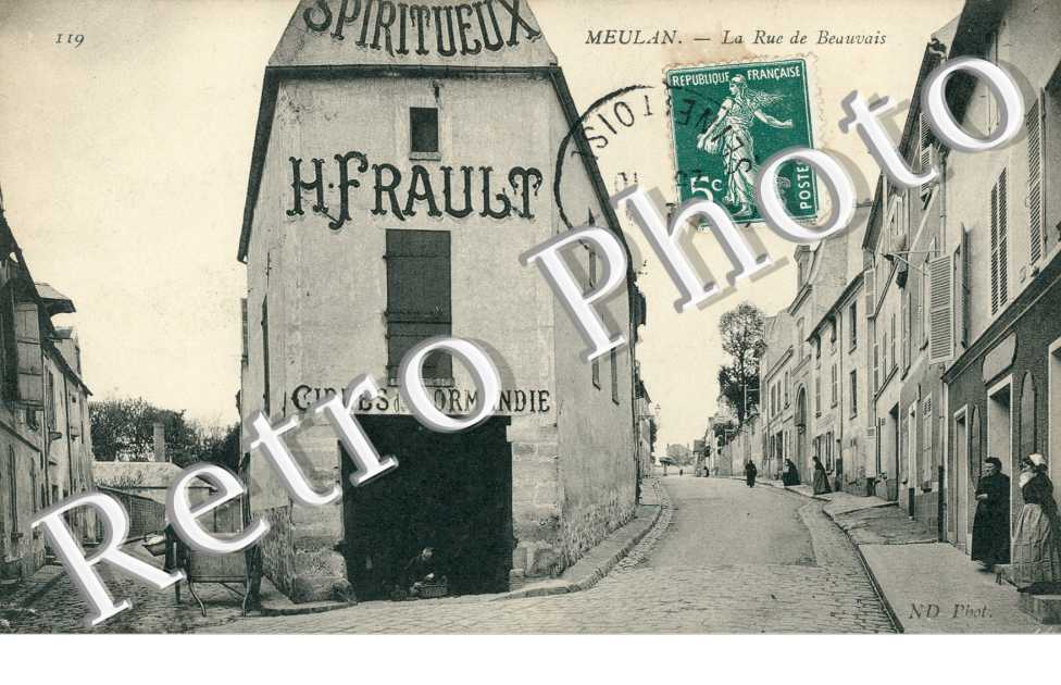 La Rue de Beauvais - H. Frault - Cidres de Normandie