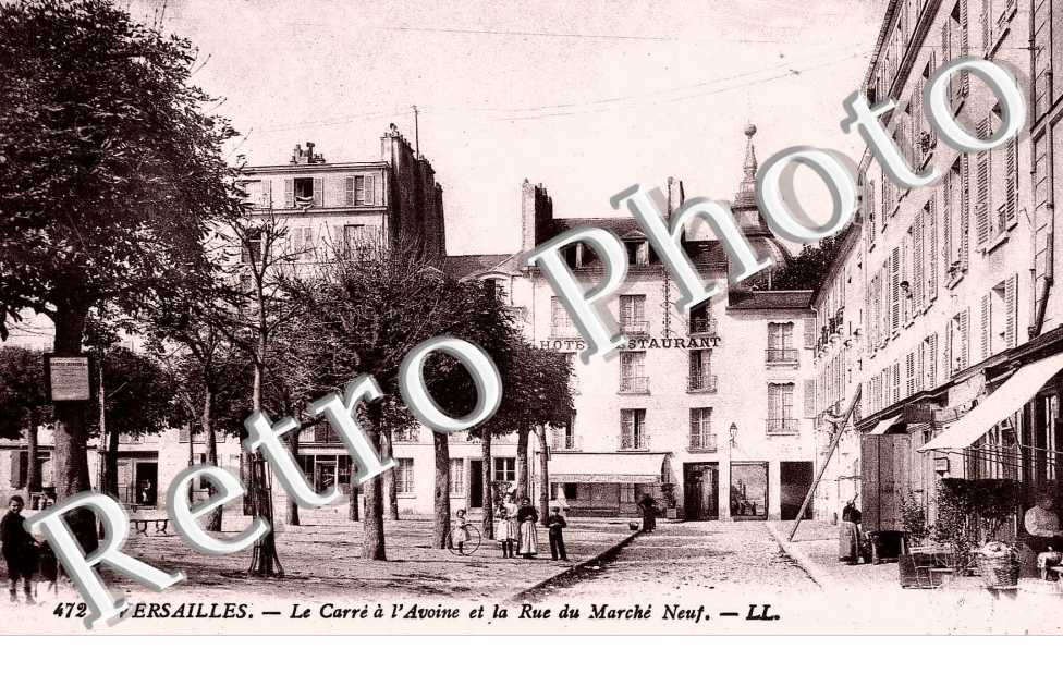 le carre a l'Avoine et la rue du marche neuf
