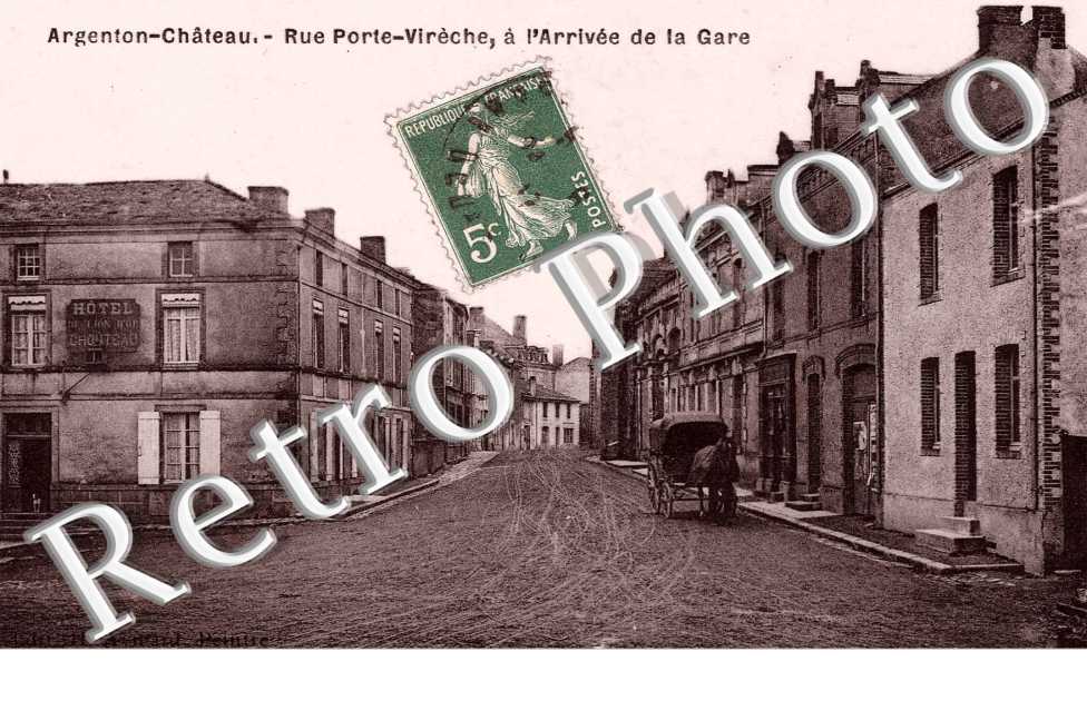rue Porte Virhe l'arriv de la gare