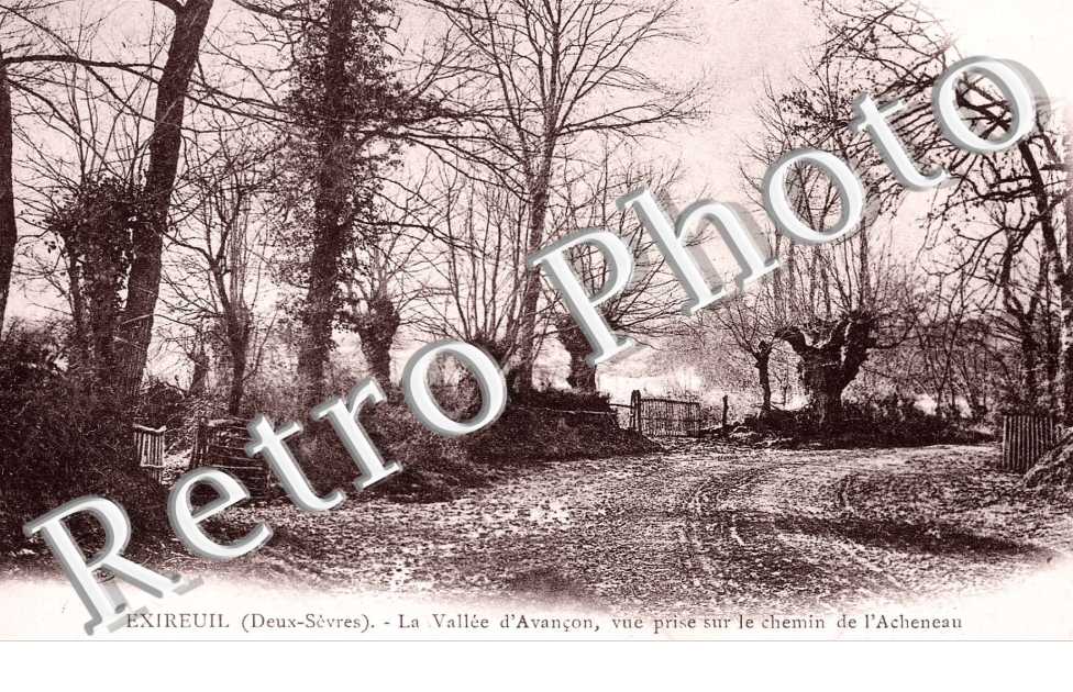 LA VALLEE D'AVANCON VUE PRISE SUR LE CHEMIN