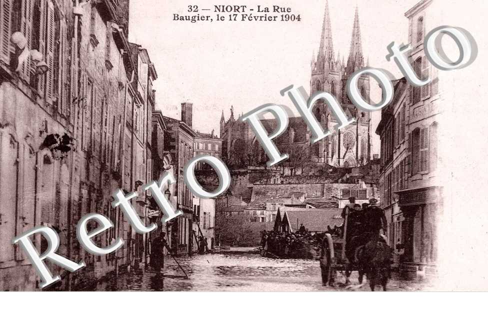 La rue baugier, le 17 fevrier 1904