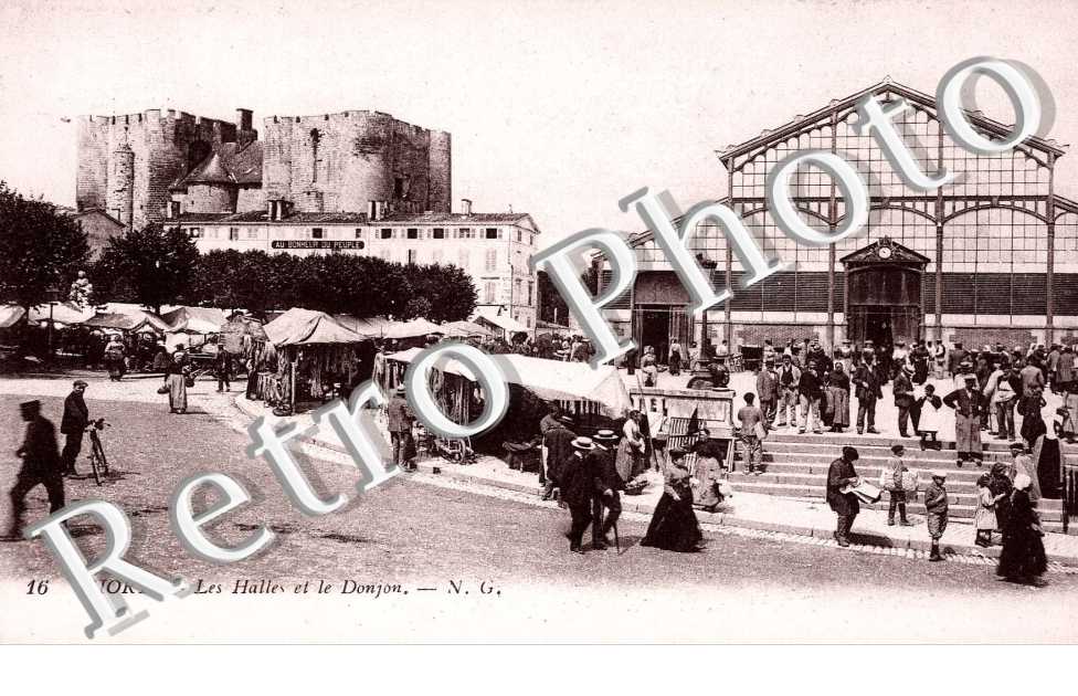 Les Halles et le donjon