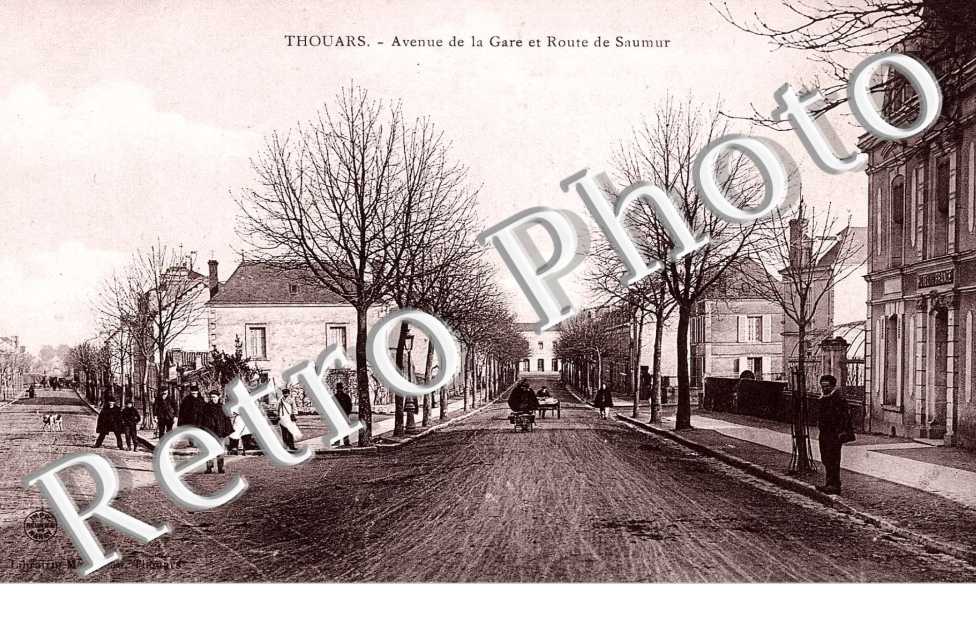 Avenue de la Gare et Route de Saumur