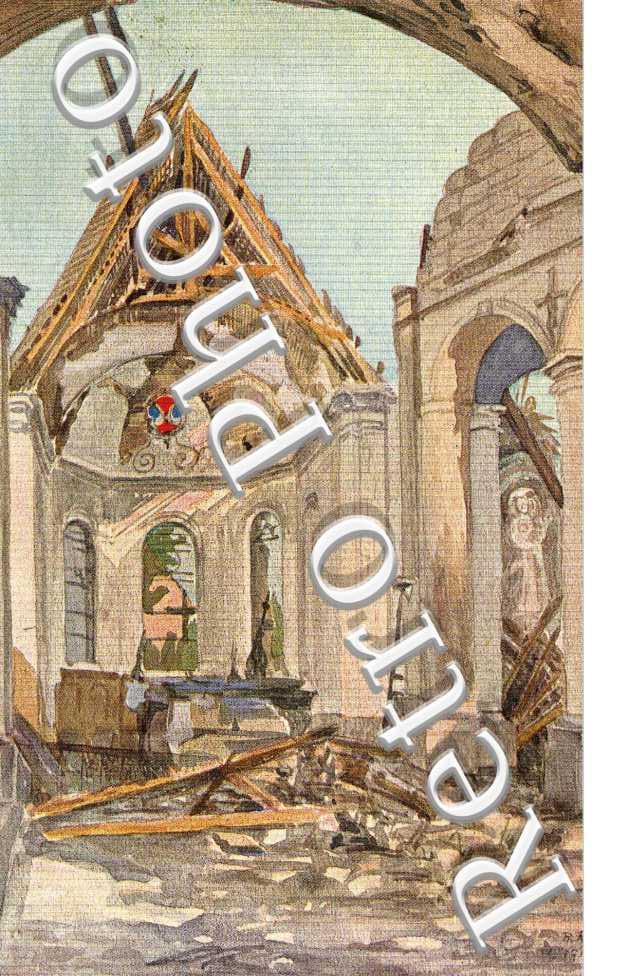 l'Eglise detruite