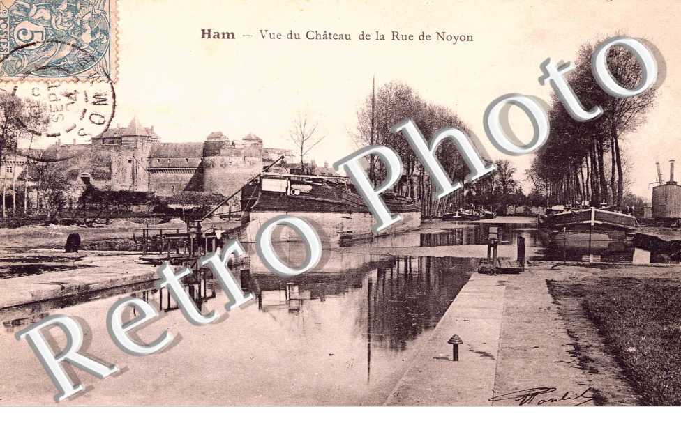 vue du chateau de la rue de Noyon
