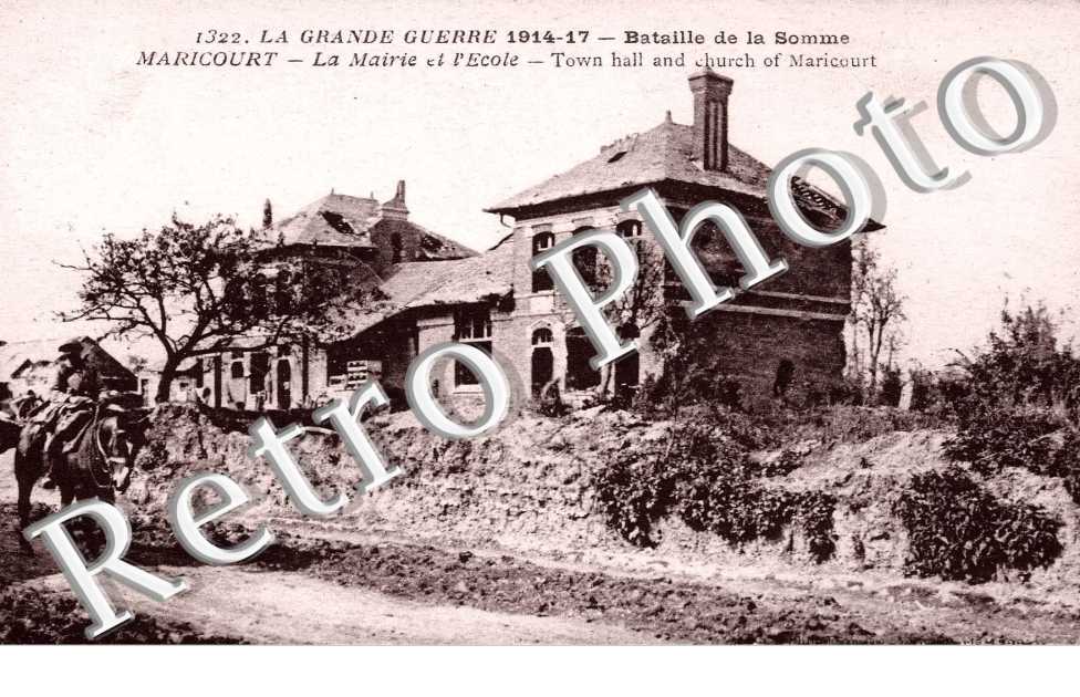 La Mairie et l'Ecole - Ruines