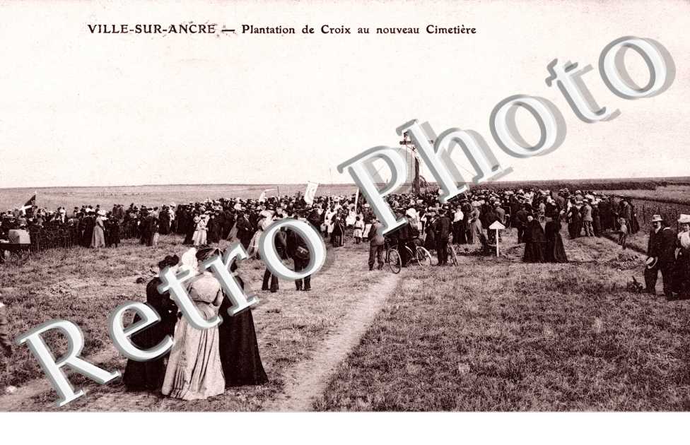 Plantation de Croix au nouveau cimetière