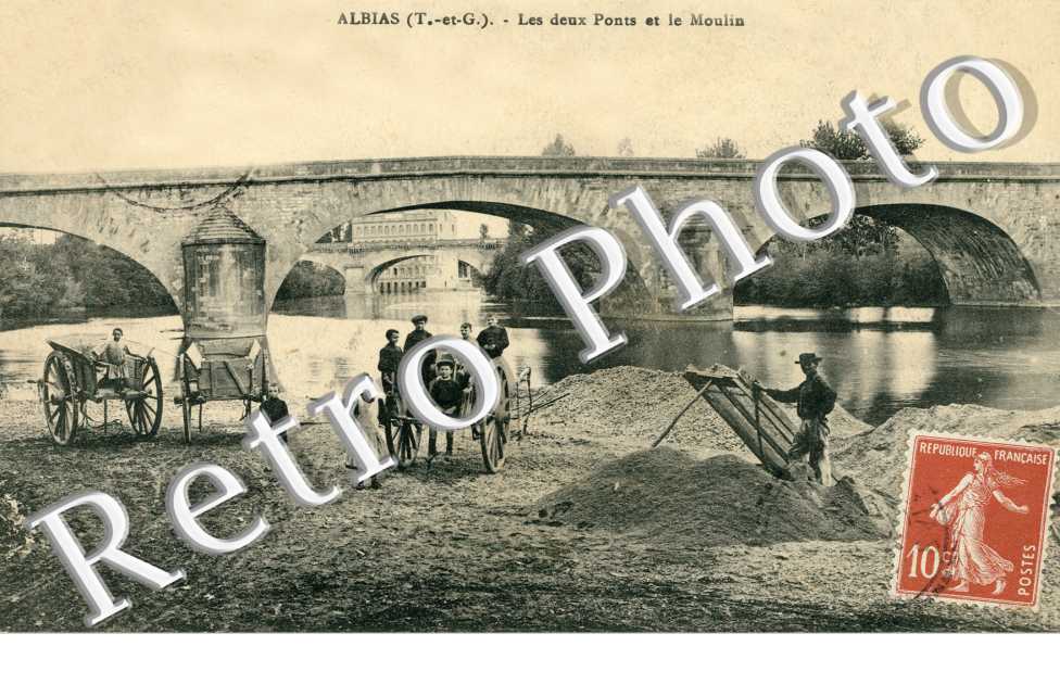 Les deux ponts et le moulin