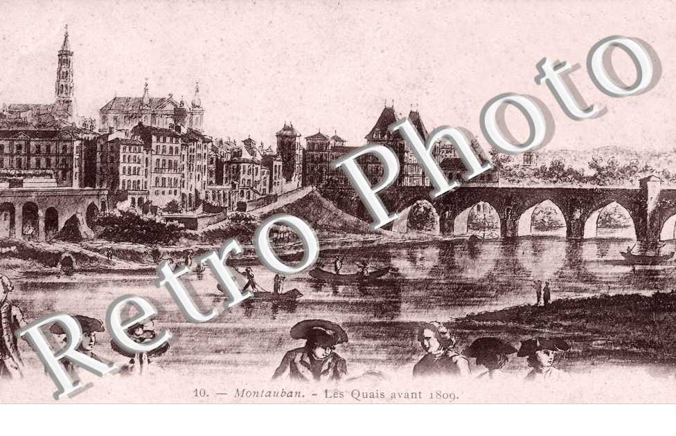 Les Quais avant 1809 (litographie)