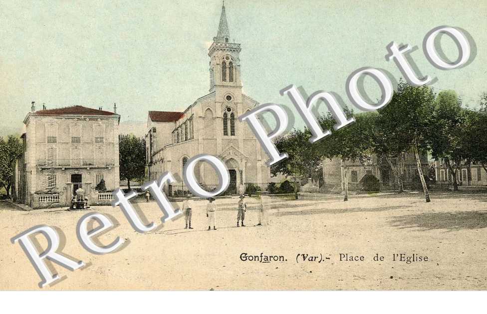 place de l'eglise (carte couleur)