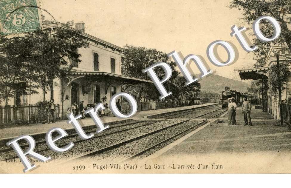 La gare - l'arrivee d'un train