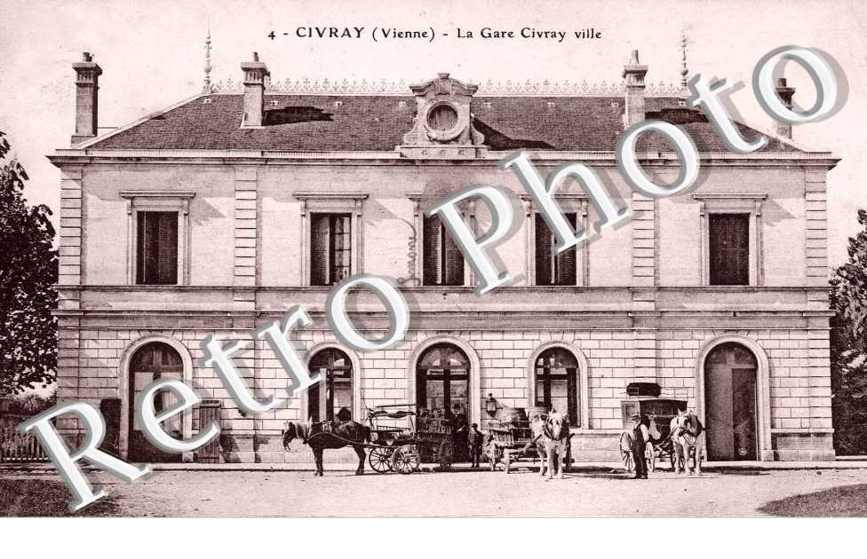 la gare civray ville