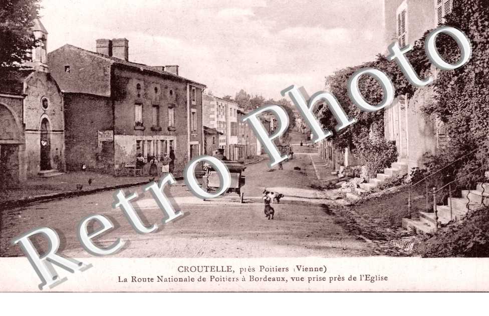La route nationale de Poitiers a Bordeaux